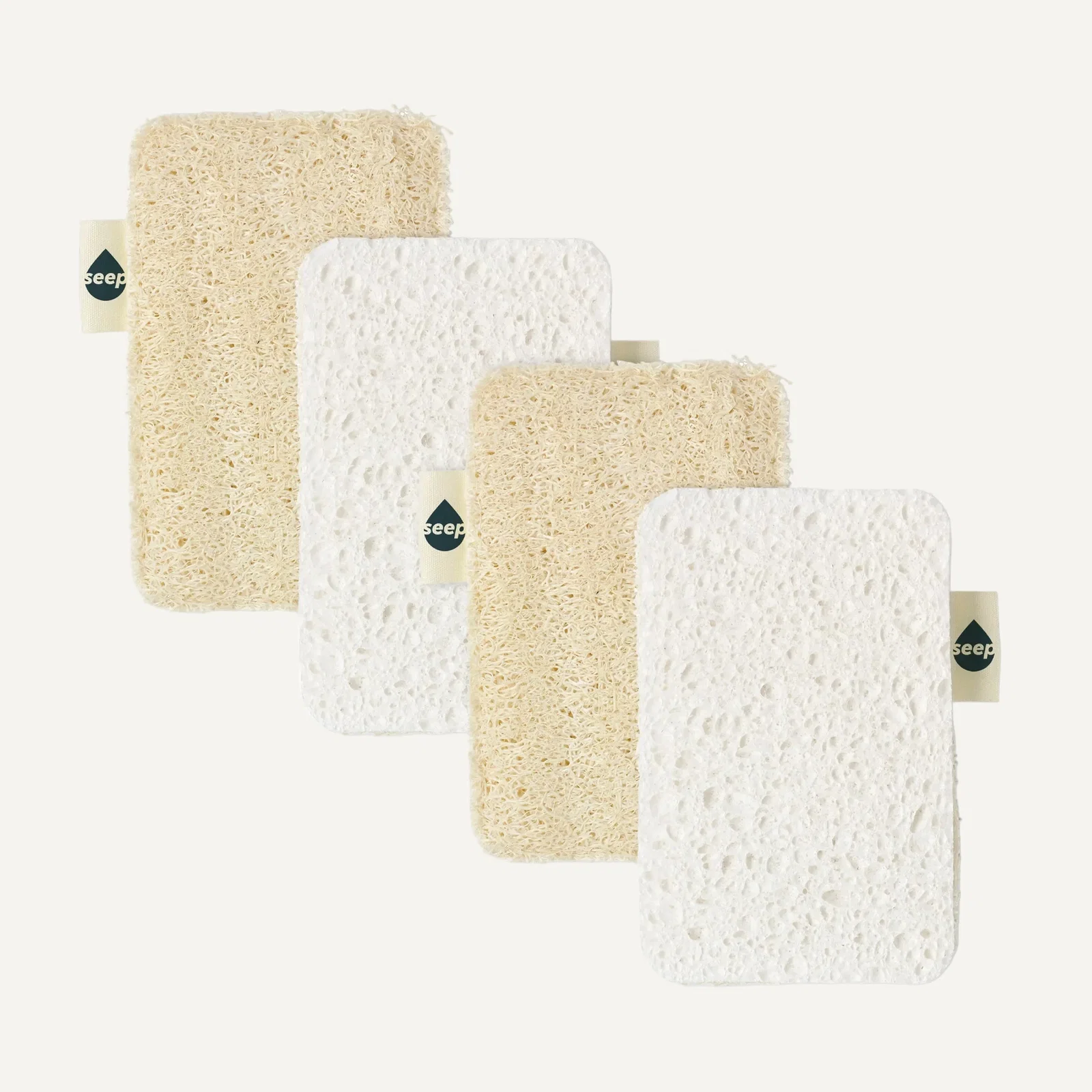 Image of 4 Eco Sponge Scourers 