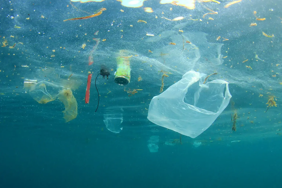 Plastic in the ocean