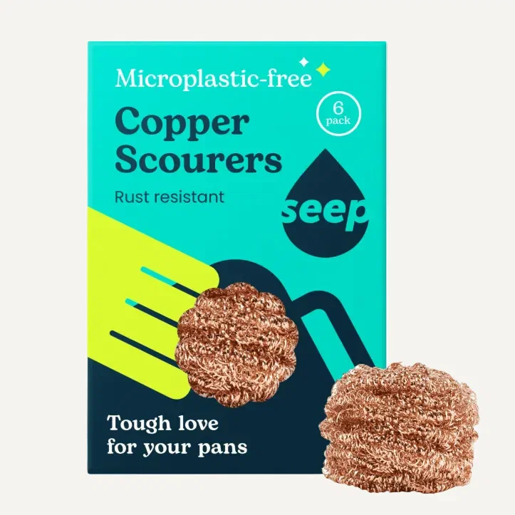 Image of 6 Eco Copper Scourers 