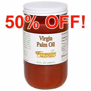 Image of Virgin Palm Oil - 32 oz - 1 quart