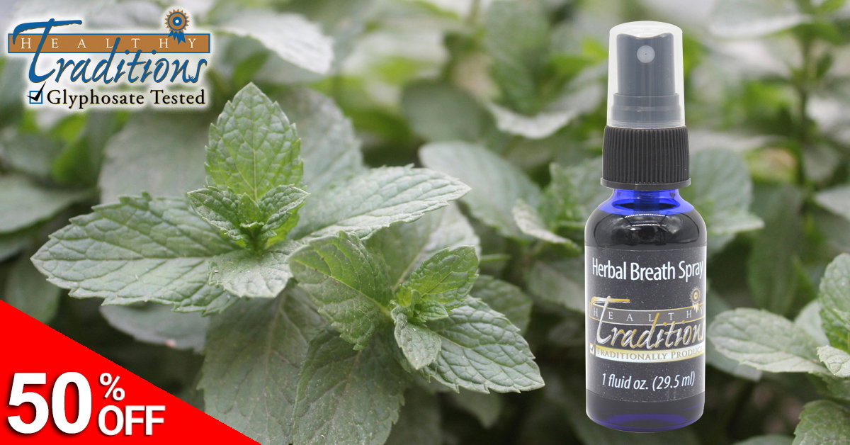 50% OFF Herbal Breath Spray