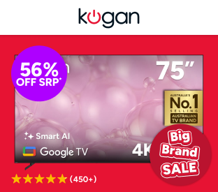 Kogan 75" LED 4K Smart AI Google TV Product Image