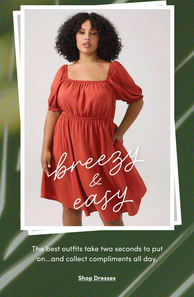 breezy & easy | The best outfits take two seconds to put on...and collect compliments all day. | Shop Dresses >