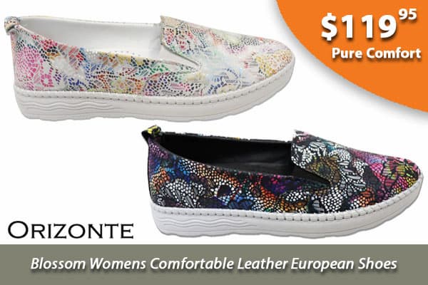 Orizonte Blossom Womens Comfortable Leather European Shoes