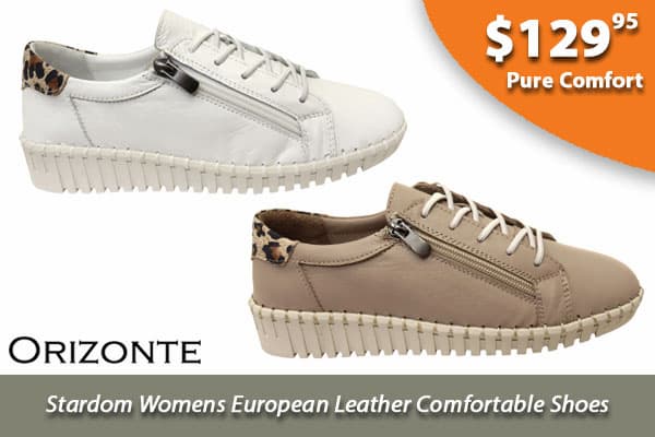 Orizonte Stardom Womens European Leather Comfortable Shoes