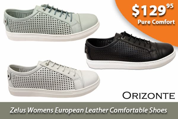 Orizonte Zelus Womens European Leather Comfortable Shoes
