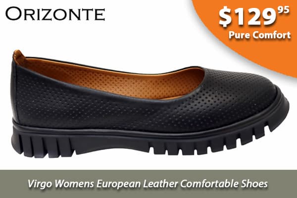 Orizonte Virgo Womens European Leather Comfortable Shoes