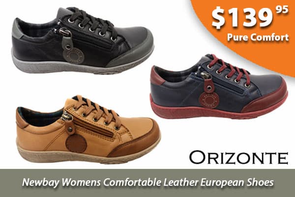 Orizonte Newbay Womens Comfortable Leather European Shoes