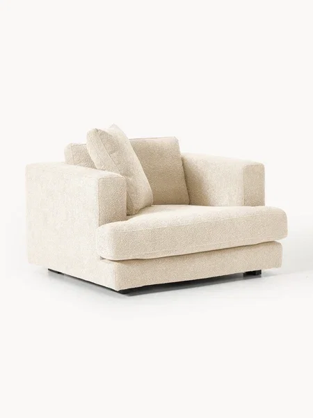 Bouclé fauteuil Tribeca