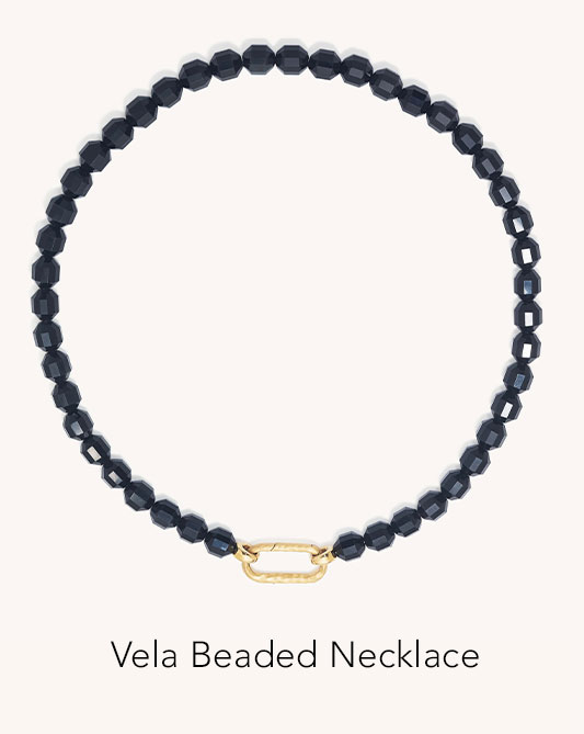 Vela Beaded Necklace.