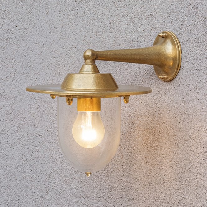 Westport Montauk Coastal Outdoor Wall Light - Brass