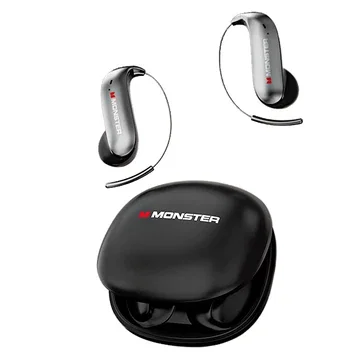 MONSTER C01 Gen2 TWS Earbuds AI Smart Translation Earphone bluetooth 6.0 Earphone IPX5 Waterproof Flexible Titanium Wire Earhooks Headphones