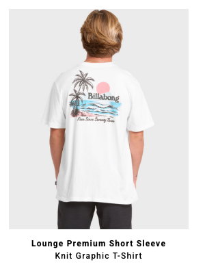 Lounge Premium Short Sleeve Knit Graphic T-Shirt