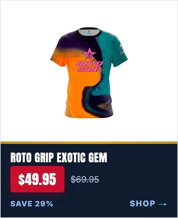 Roto Grip Exotic Gem CoolWick bowling jersey
