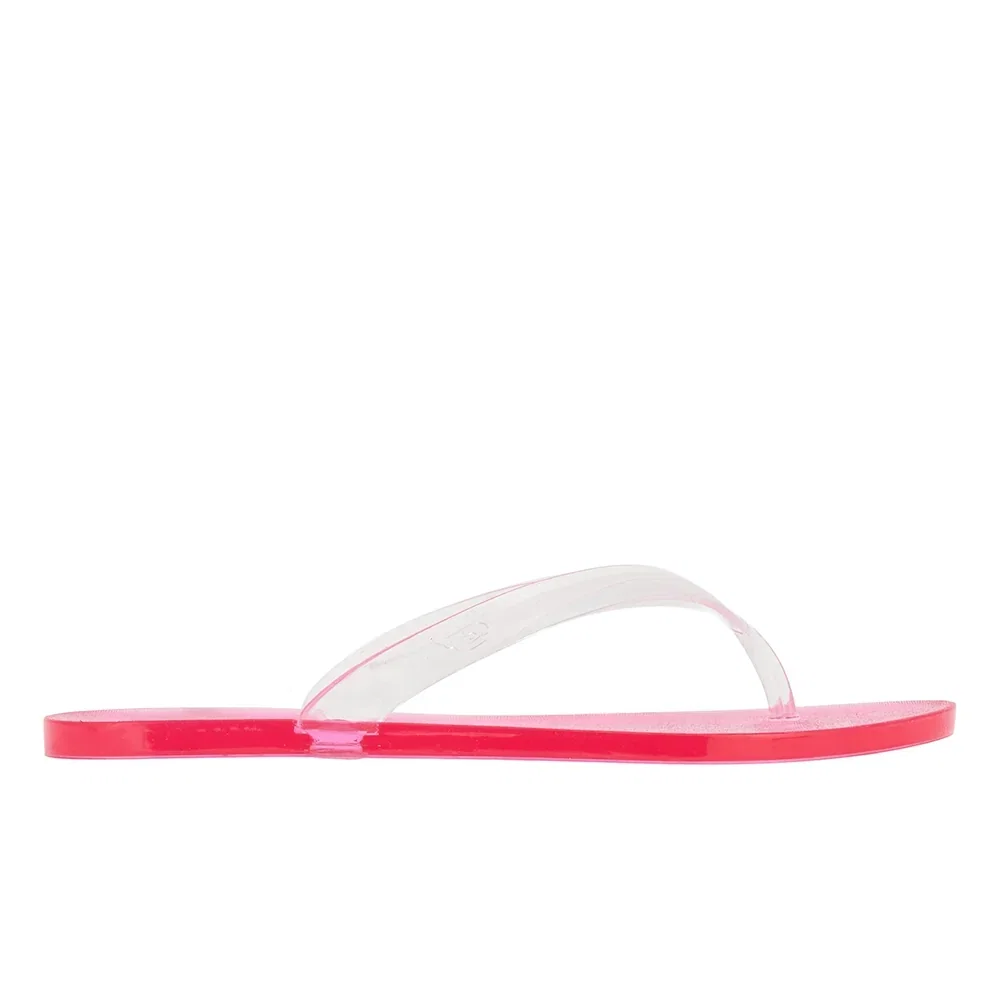 Image of Jelly Flip Flop Clear/Pink