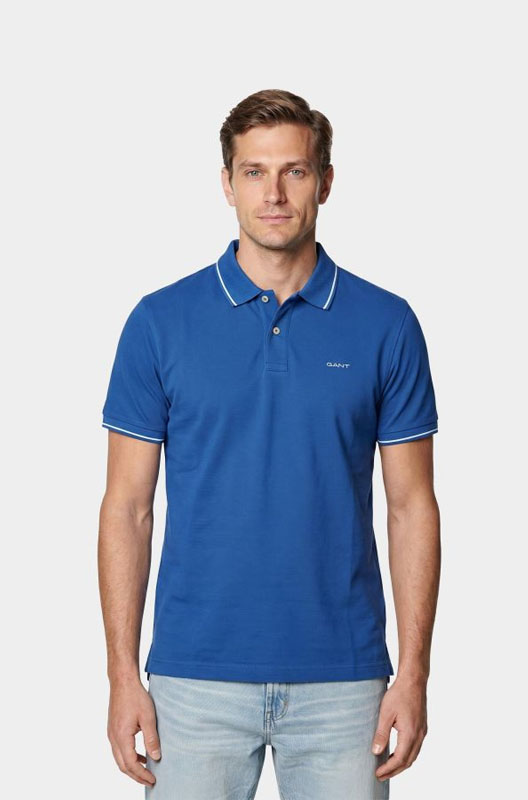 Gant-polo-blauw
