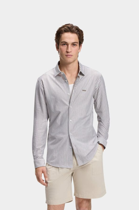 Boss-orange-overshirt-wit-groen-gestreept