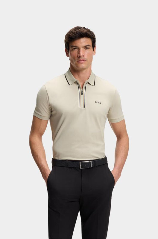 BOSS-Green-polo-beige