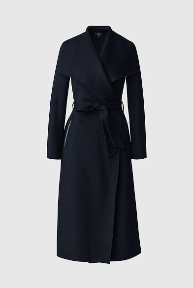 MAI-CN Double-face wool wrap coat