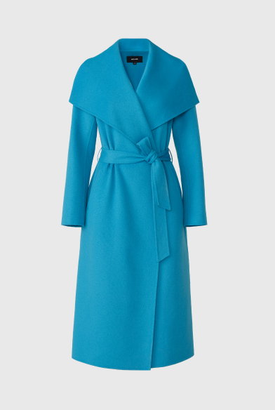 MAI Double-face wool wrap coat