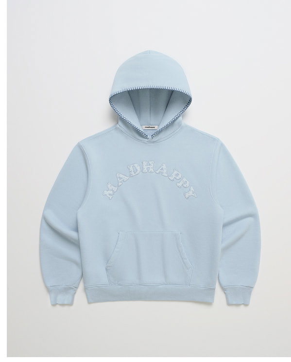 Ditsy Cooper Fleece Hoodie - Slate