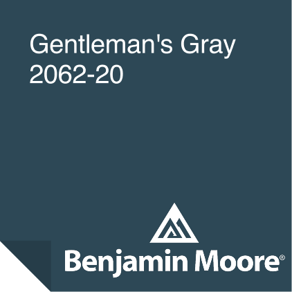 Benjamin Moore  Gentleman's Gray Paint Sample 2062-20