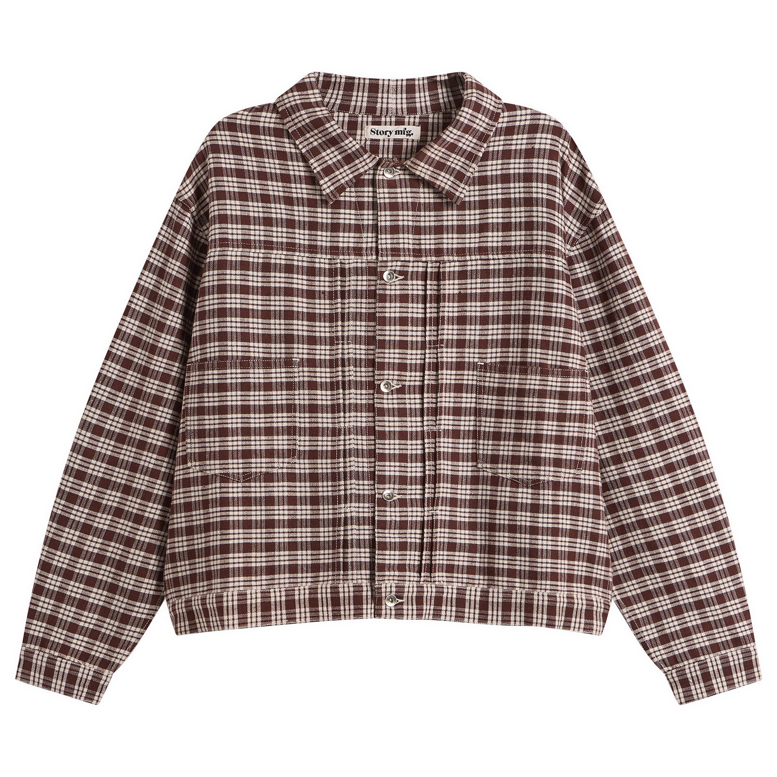Story mfg. Wood Check Sundae Jacket - Presented by END.