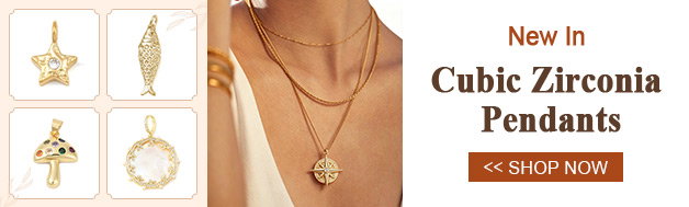 New In Cubic Zirconia Pendants