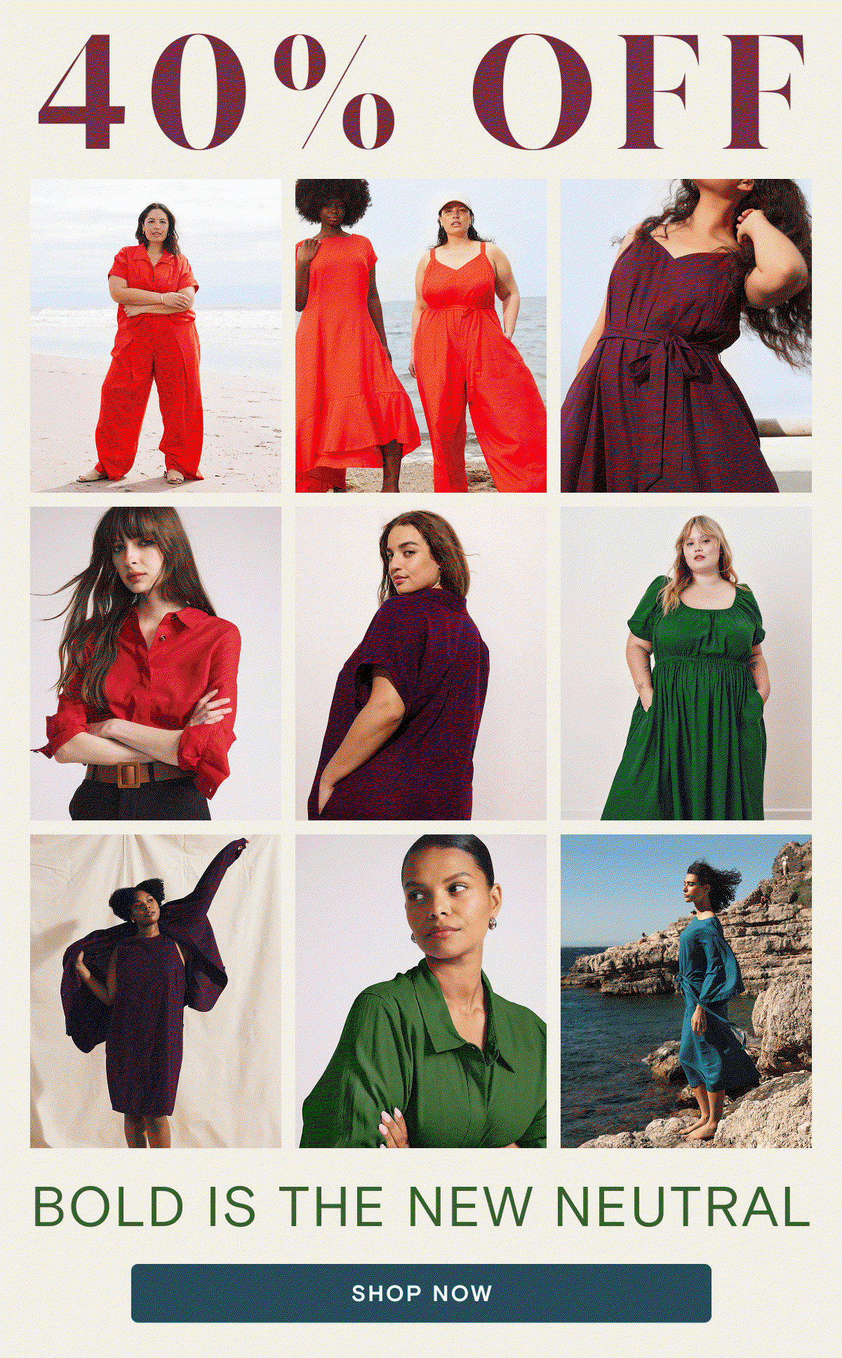 40% off linen