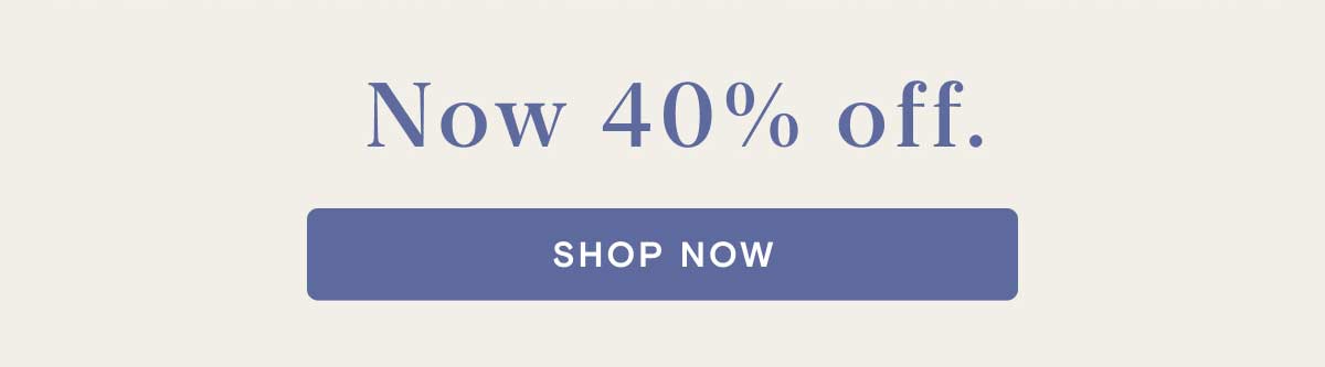 40% off linen