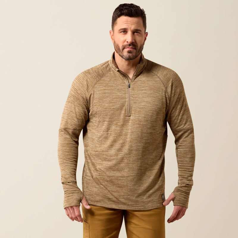 Rebar Gridwork Baselayer 1/4 Zip T-Shirt
