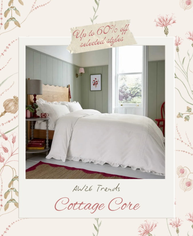 Your Cottage Core edit awaits 🌿 Up to 60% off selected styles 