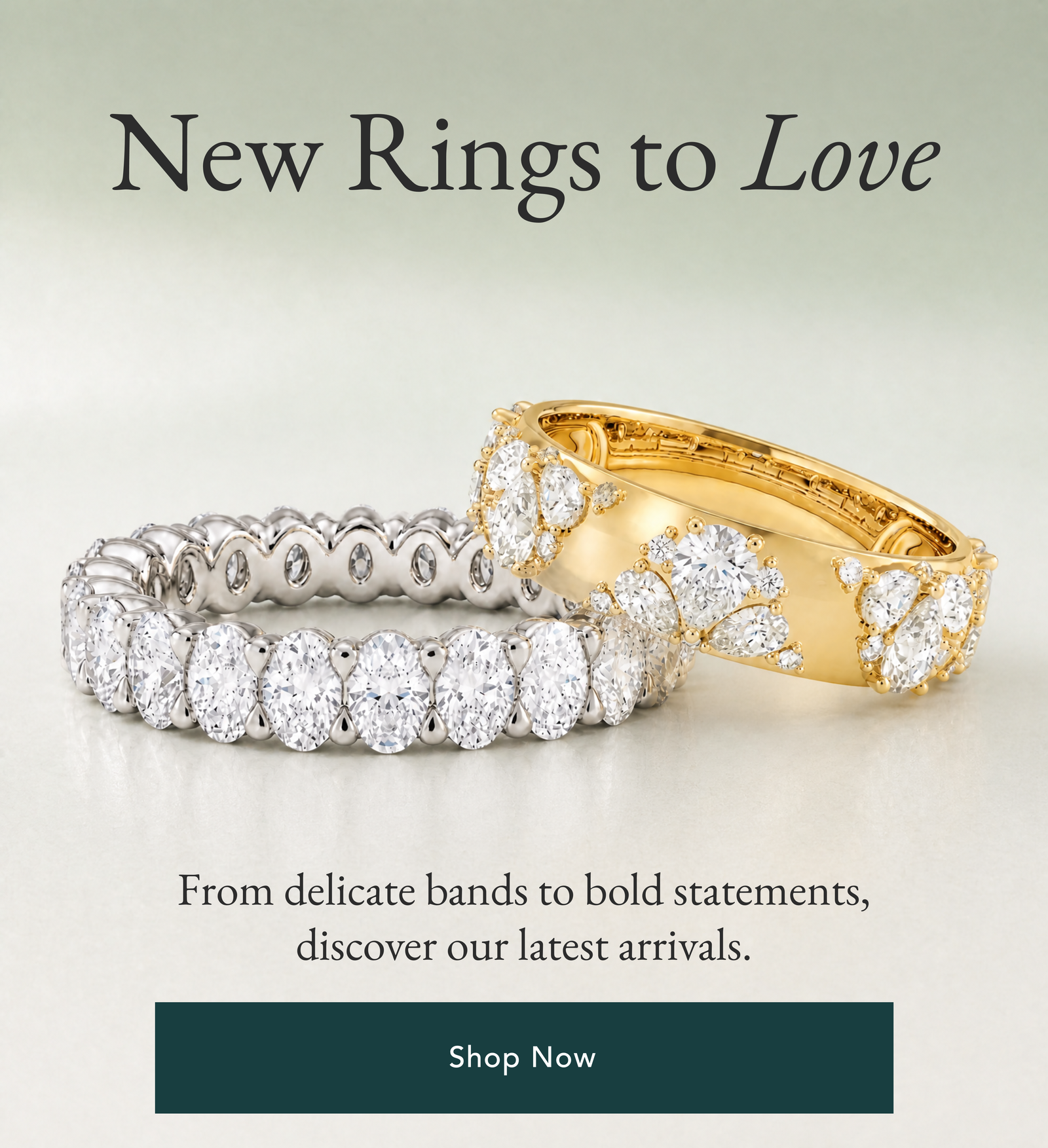 New Rings to Love, the newest wedding bands to finish your look