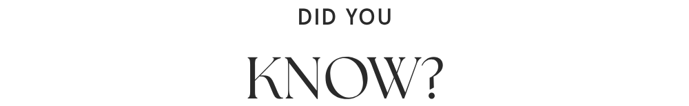Did You Know?