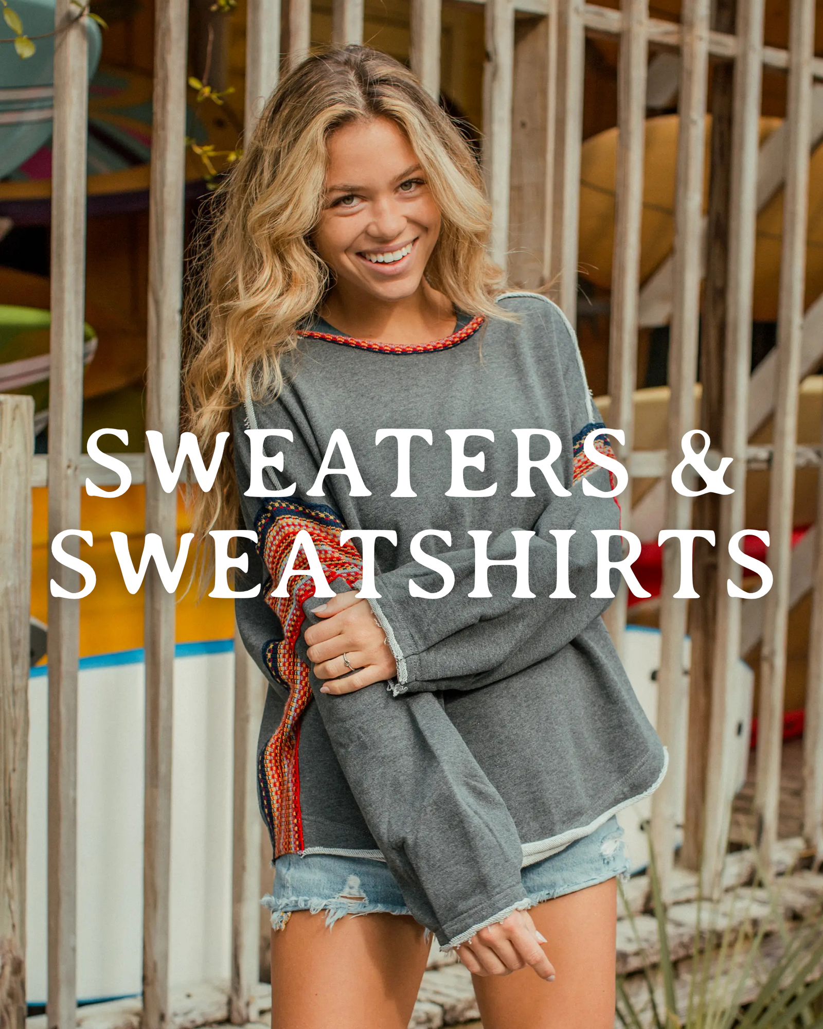 SWEATERS & SWEATSHIRTS