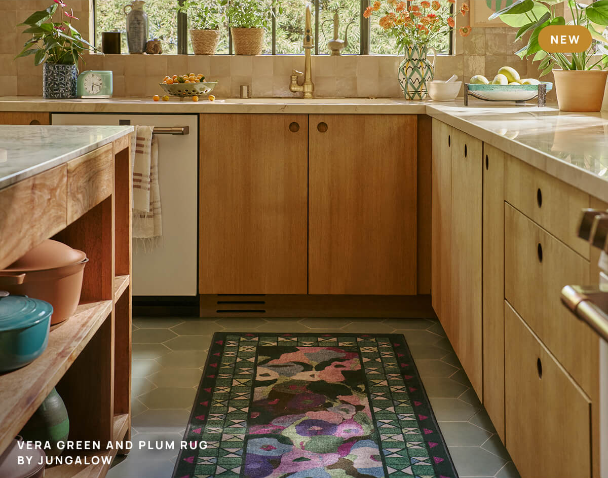Vera Green & Plum Rug