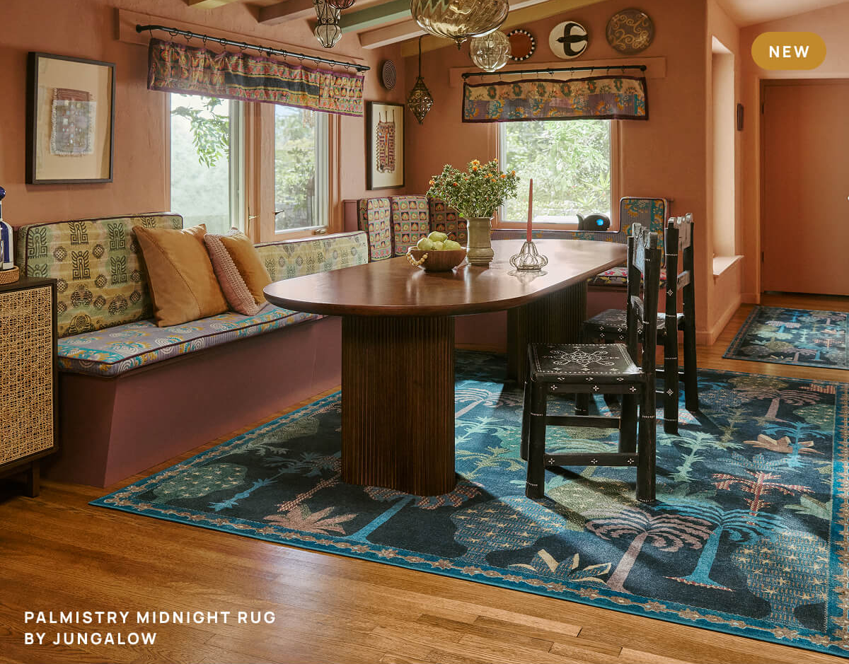 Palmistry Midnight Rug