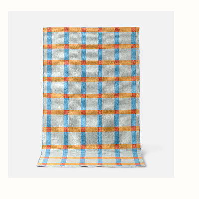 Plaid Wool Rug