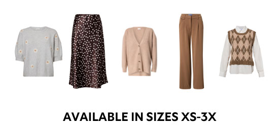 Available in sizes XS-3X