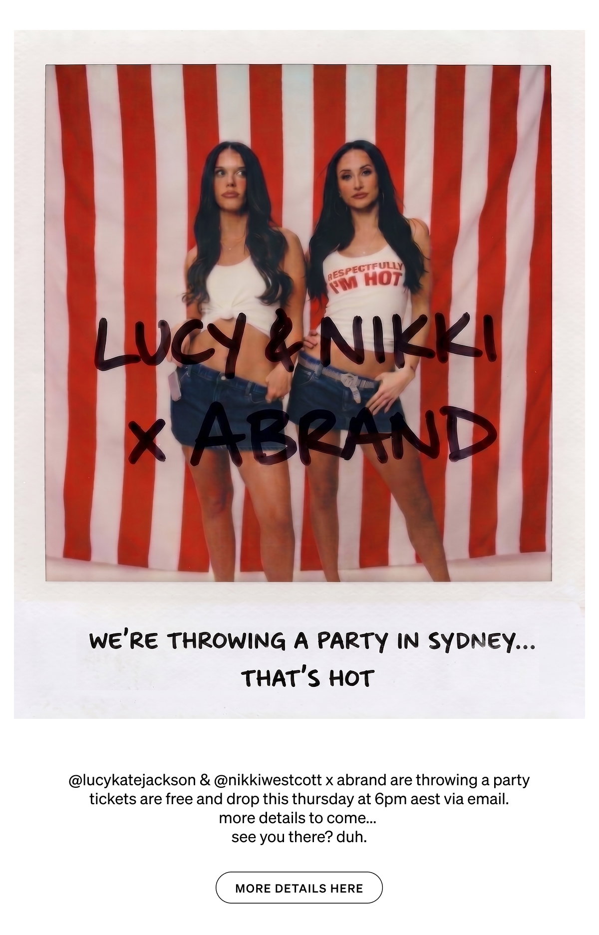 Lucy & Nikki X Abrand Party