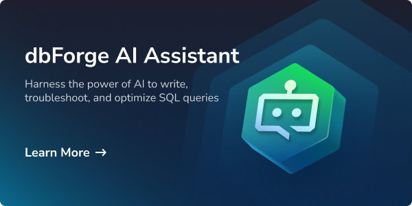 dbForge AI Assistant