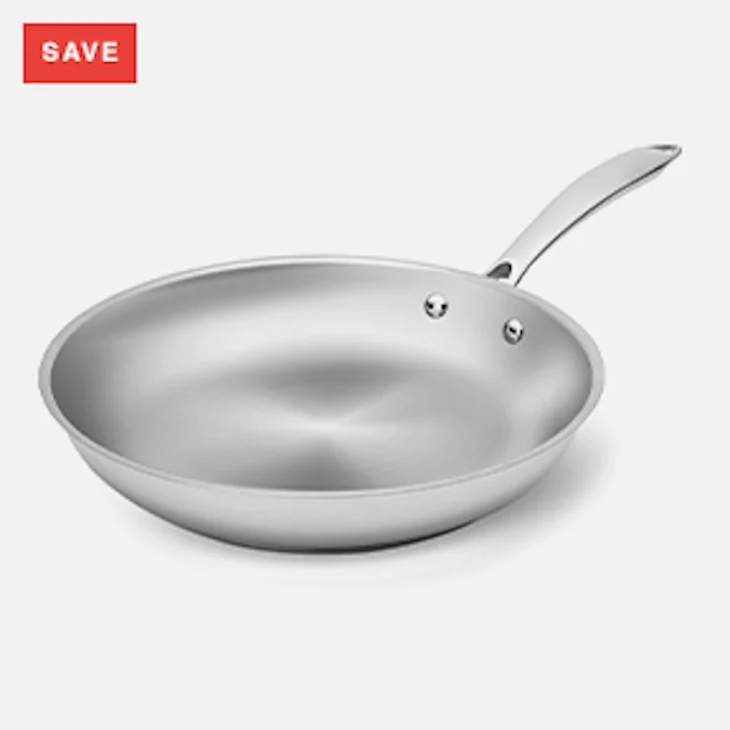 Sagenwolf Silver Series Stainless Steel Frying Pan