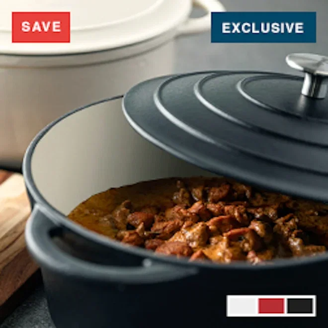 Sagenwolf Enamelled Cast Iron Casserole Pot, 28cm