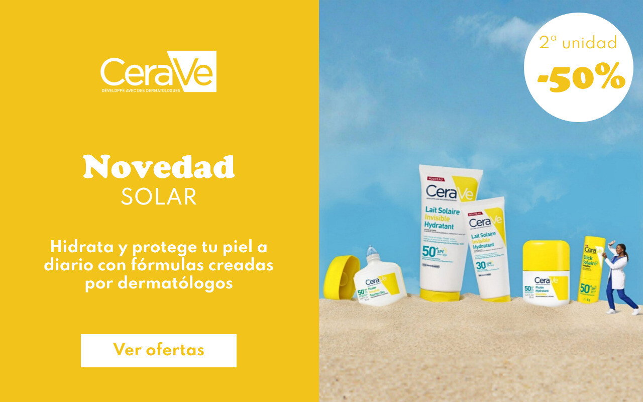 -50% en el segundo solar CeraVe