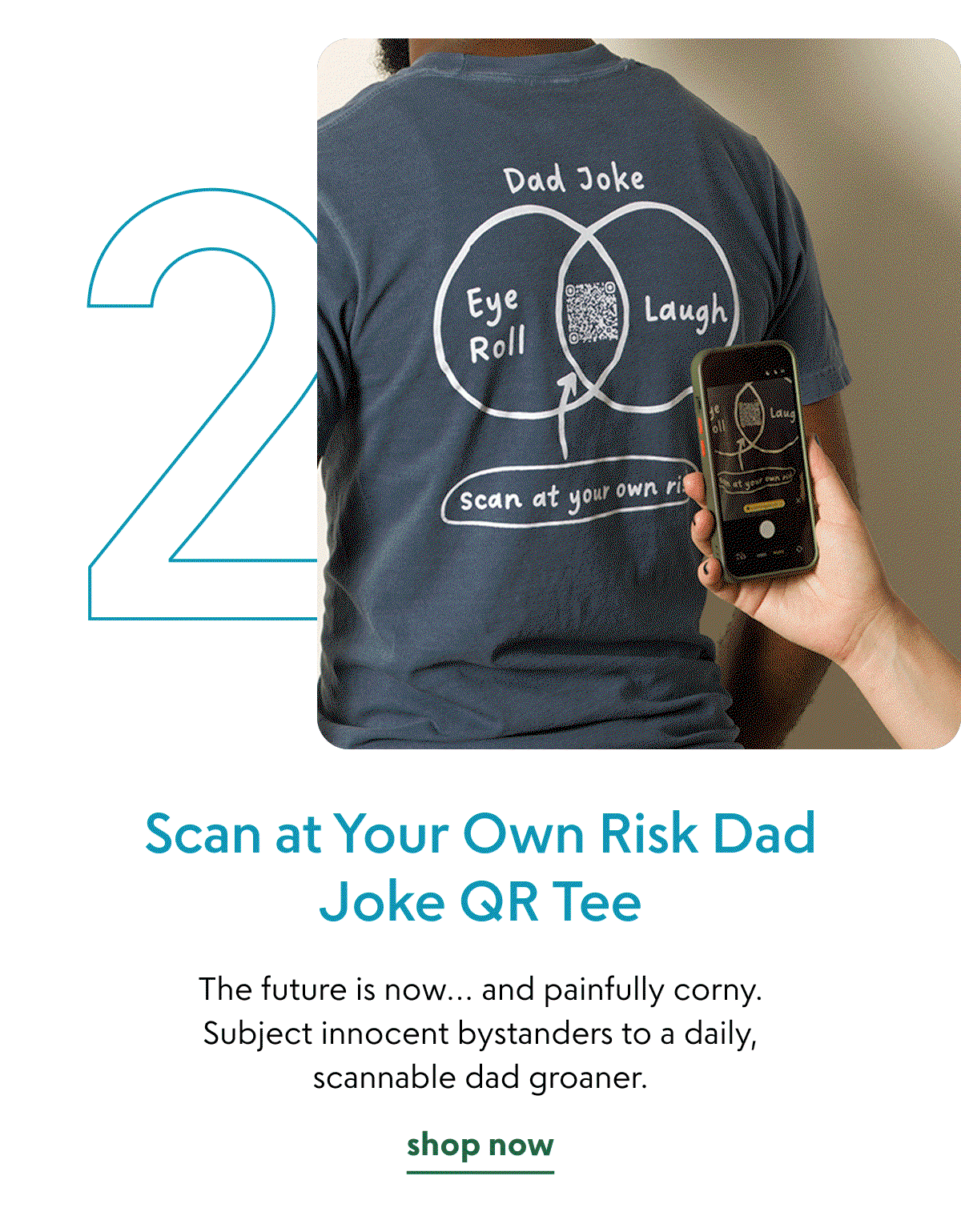 scan-at-your-own-risk-dad-joke-qr-tee