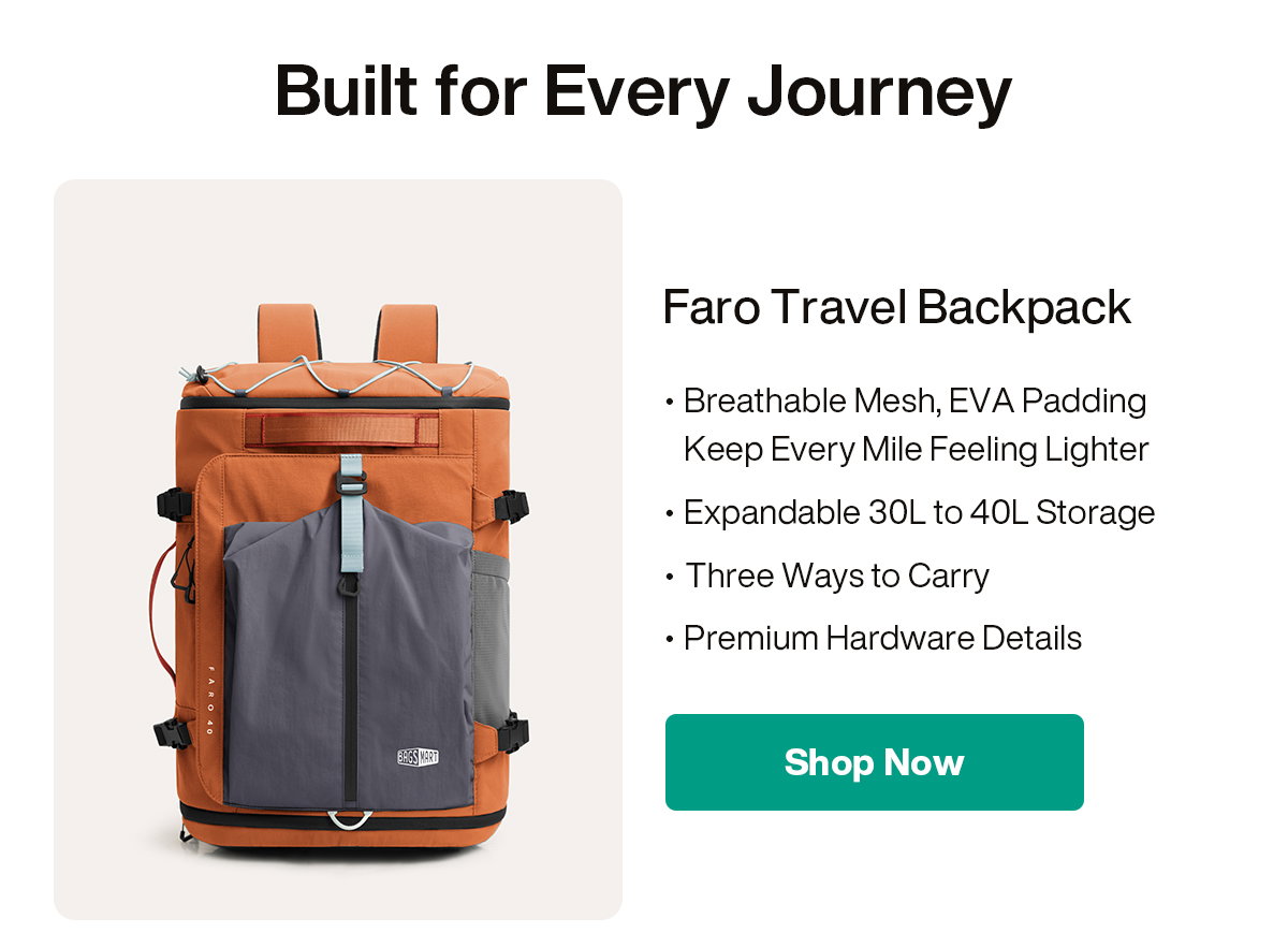 FARO Travel Backpack 40L