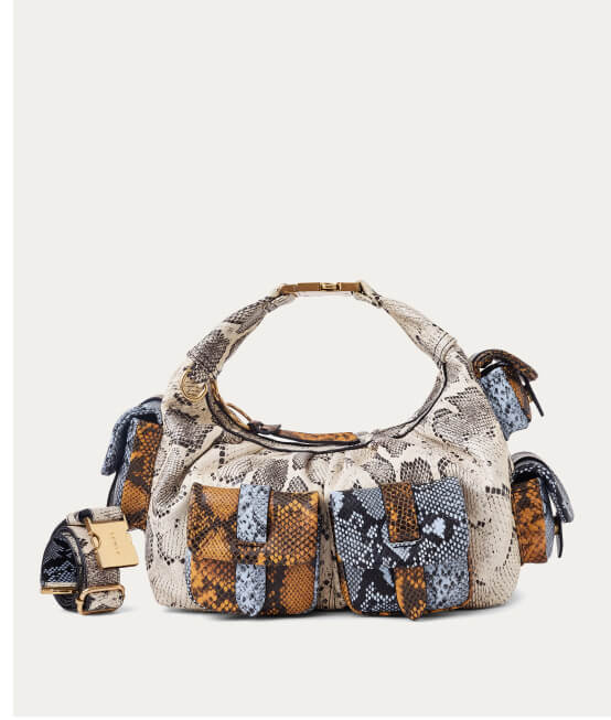 Rebel Convertible Crossbody - Snake Multi