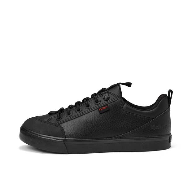 Youth Mens Tovni Lo Track Leather Black