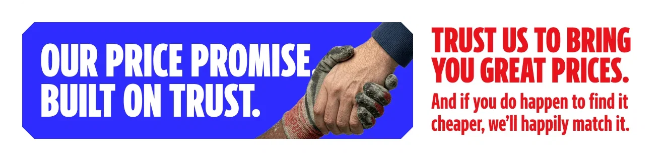 Our Price Promise. Built on Trust. Trust us to bring you great prices. And if you do happen to find it cheaper, we
