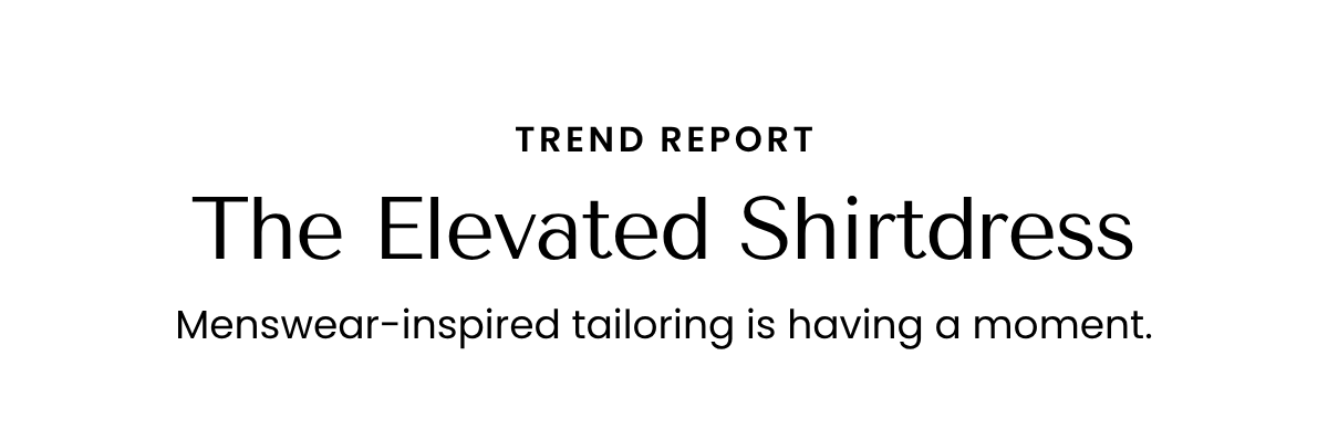 The Elevated Shirtdress
